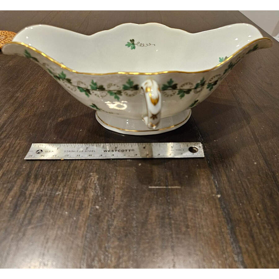 Persil Open Sauce Boat by Herend-1