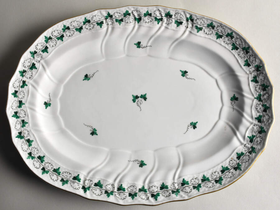 Persil 15" Oval Serving Platter by Herend-1