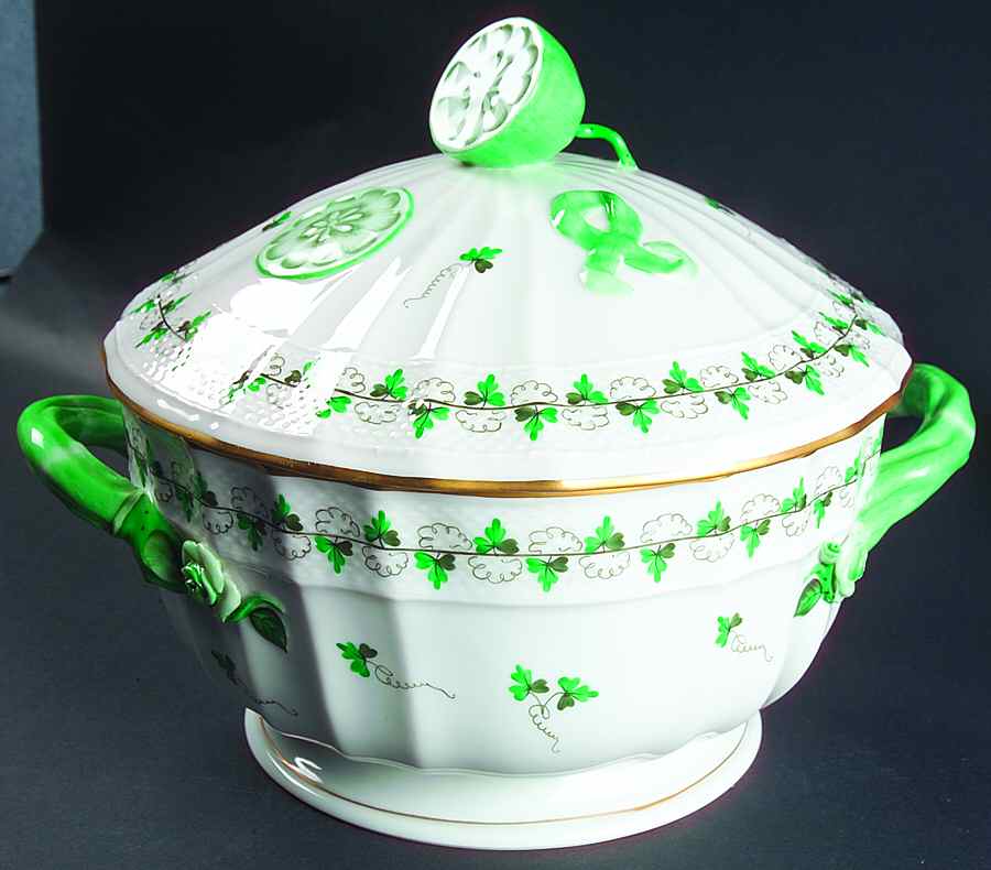 Persil Tureen &  Lid by Herend-1