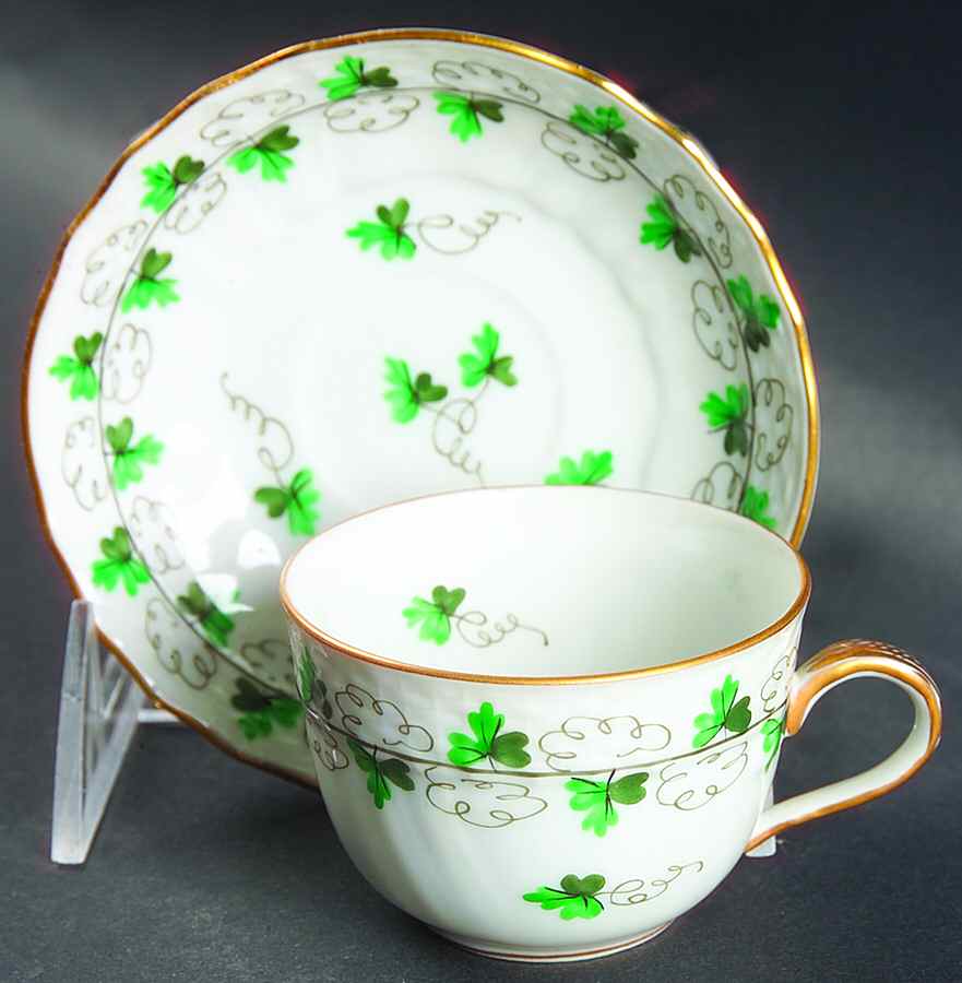 Persil Flat Demitasse Cup & Saucer Set by Herend-1