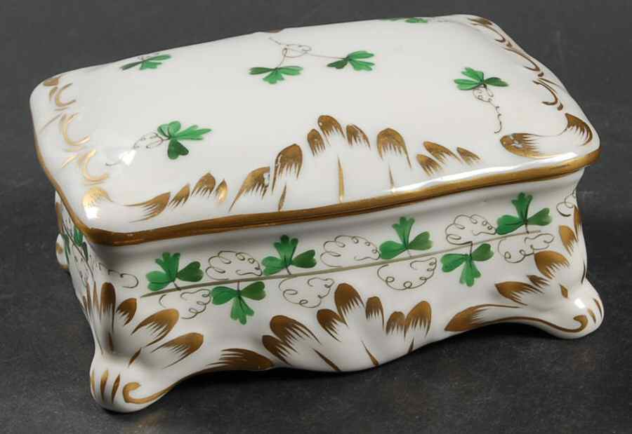 Persil 4" Rectangular Box & Lid by Herend-1