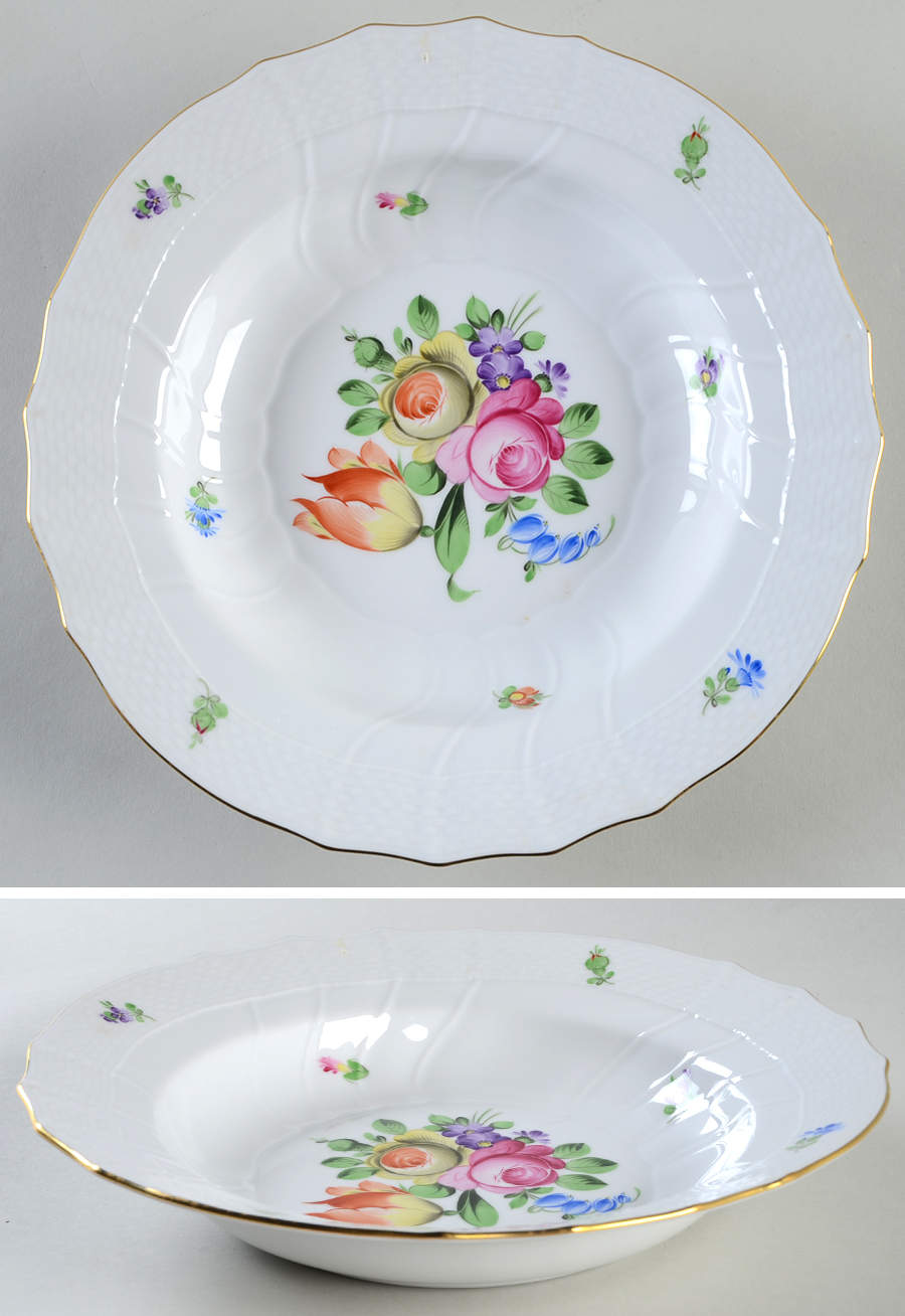 Printemps (BT) Large Rim Soup Bowl by Herend-1