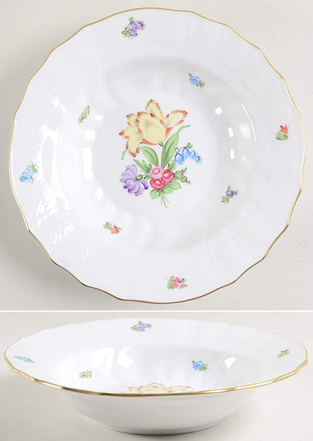 Printemps (BT) Large Rim Soup Bowl by Herend-1