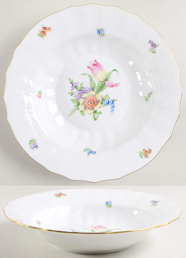 Printemps (BT) Large Rim Soup Bowl by Herend-1
