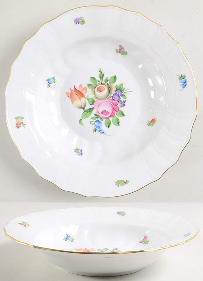 Printemps (BT) Large Rim Soup Bowl by Herend-1