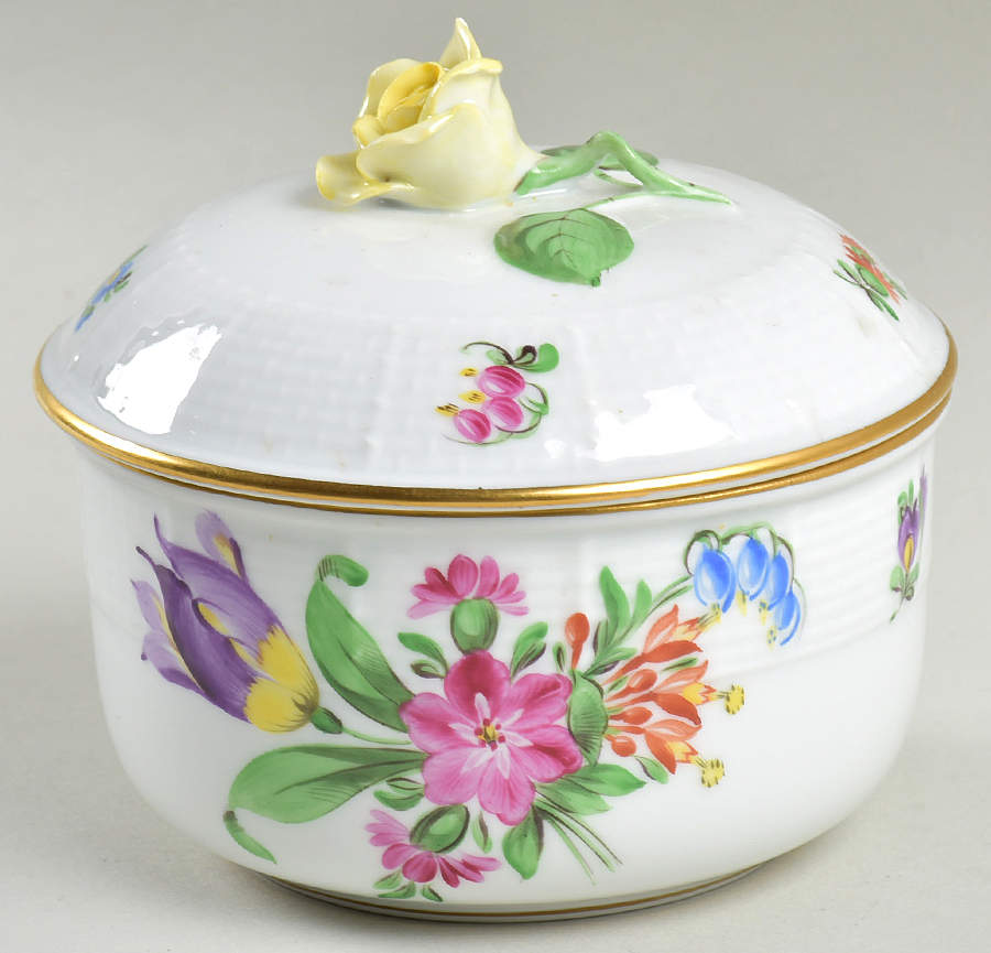 Printemps (BT) Sugar Bowl & Lid by Herend-1