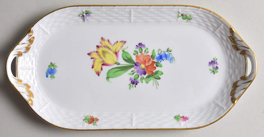 Printemps (BT) 9" Oblong Tray by Herend-1