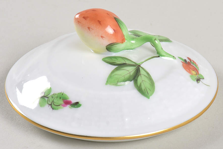 Printemps (BT) Lid for Pot de Creme w/Stick Handle by Herend-1