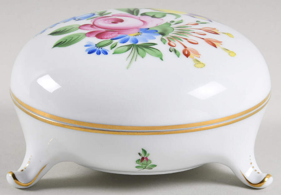 Printemps (BT) Round Bon Bon & Lid by Herend-1