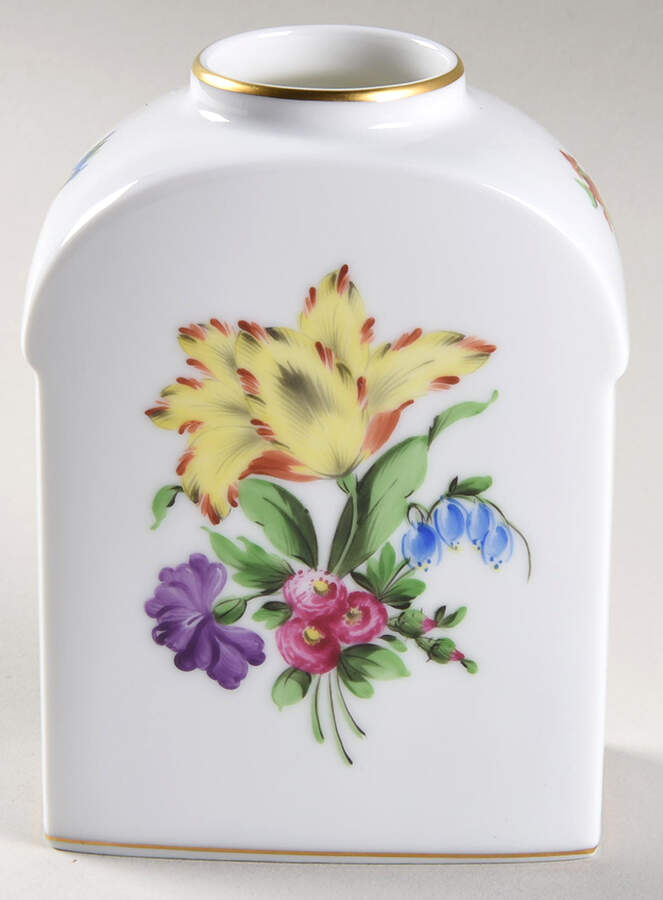 Printemps (BT) Tea Caddy No Lid by Herend-1
