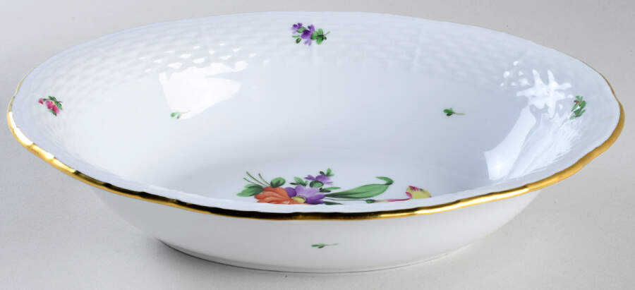 Printemps (BT) 10" Oval Vegetable Bowl by Herend-1
