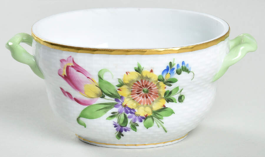 Printemps (BT) 4" Oval Bon Bon No Lid by Herend-1