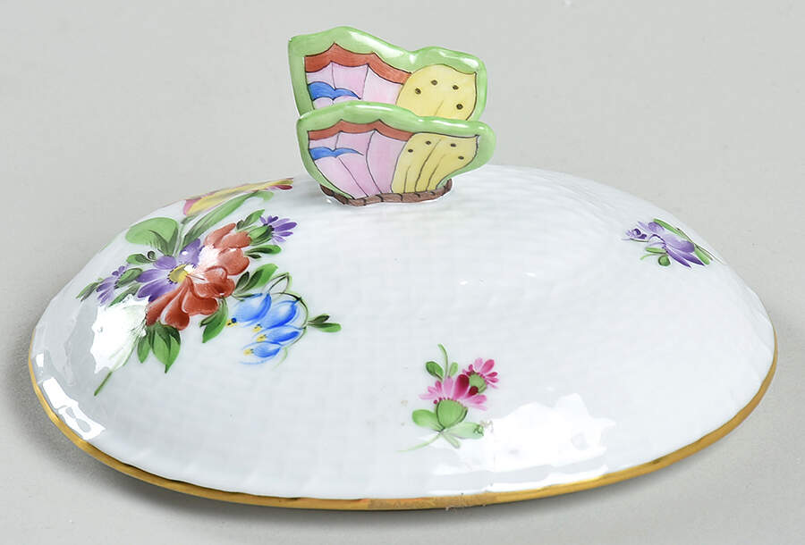 Printemps (BT) Lid for 4" Oval Bon Bon by Herend-1