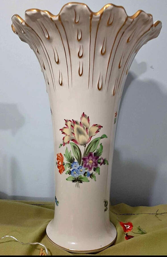 Printemps (BT) 14" Flared Vase by Herend-1