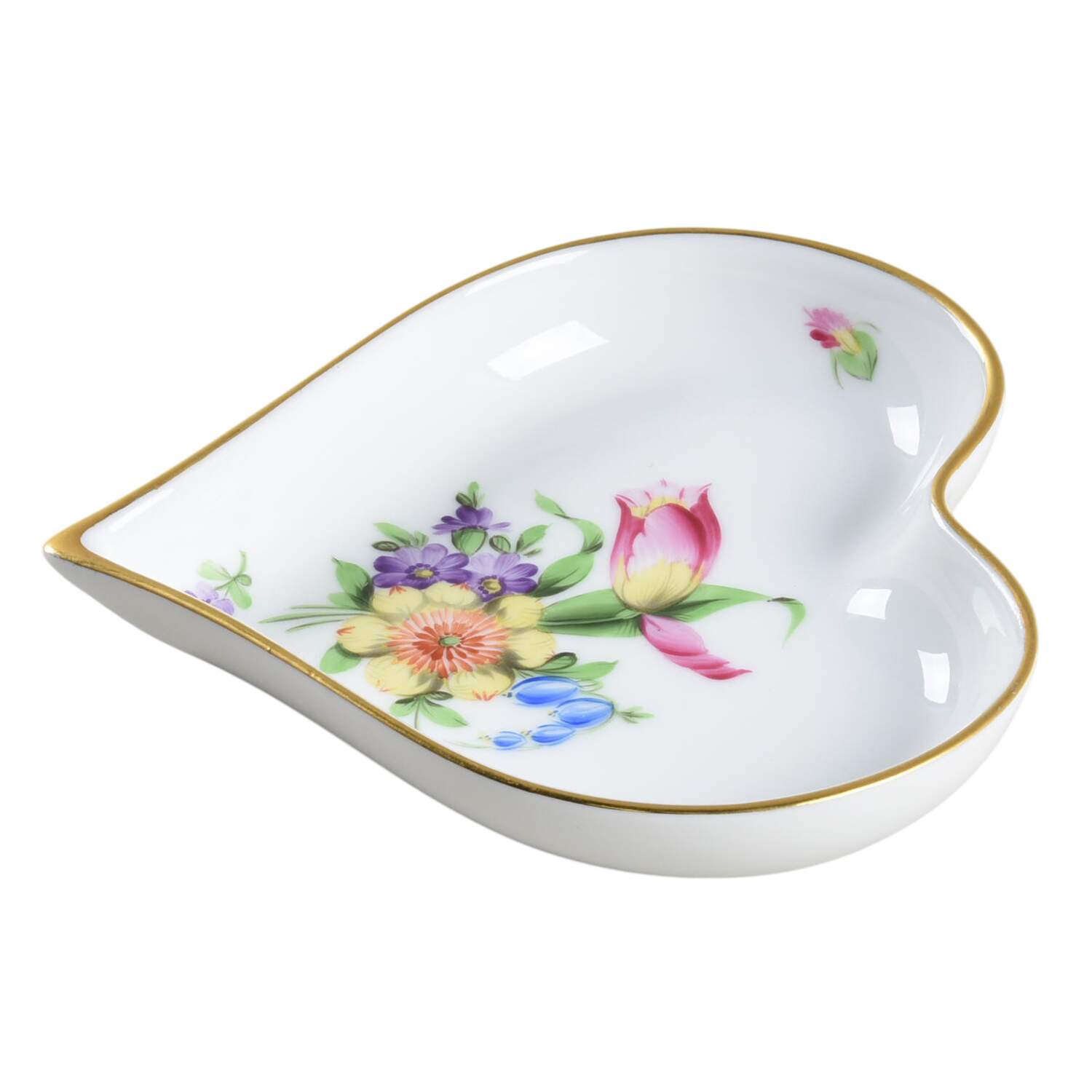 Printemps (BT) Heart Shaped Tray by Herend-1