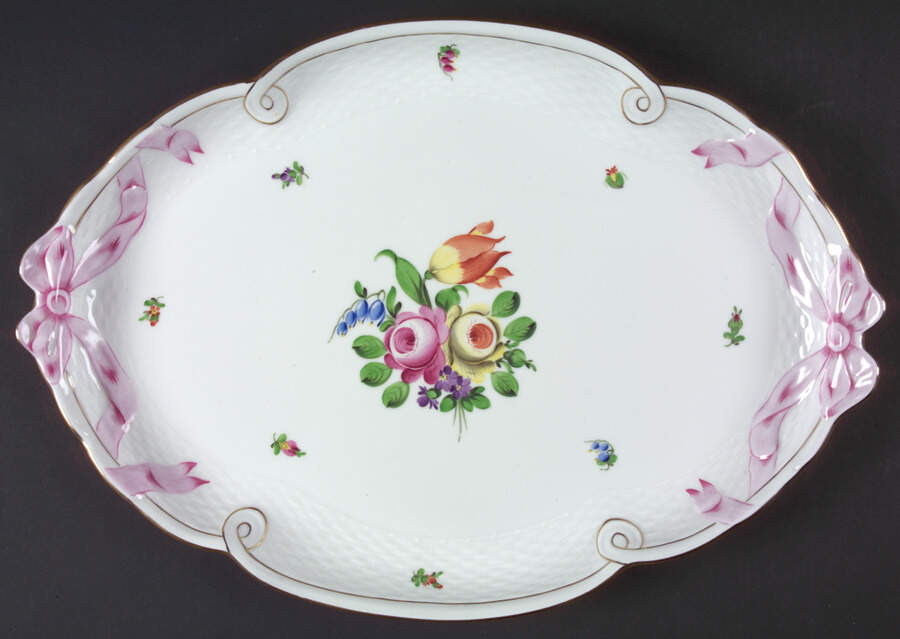 Printemps (BT) 15" Oval Tray by Herend-1