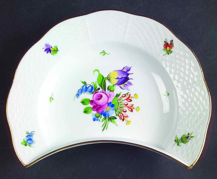 Printemps (BT) Crescent Salad Plate by Herend-1