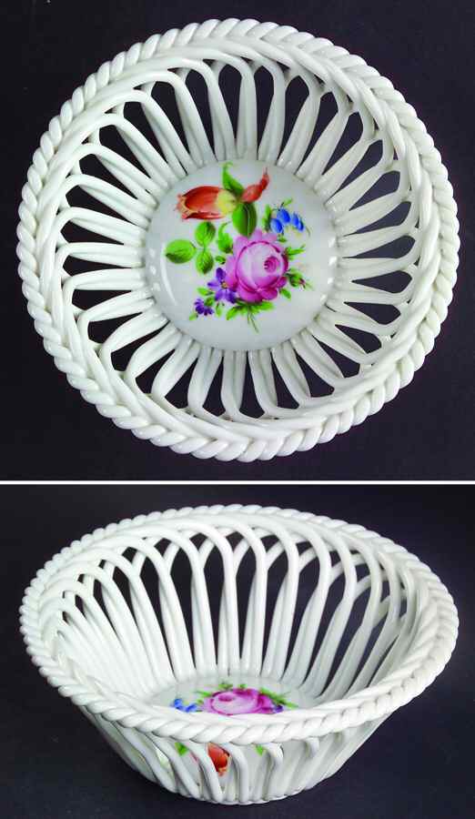 Printemps (BT) 5" Open Weave Basket by Herend-1