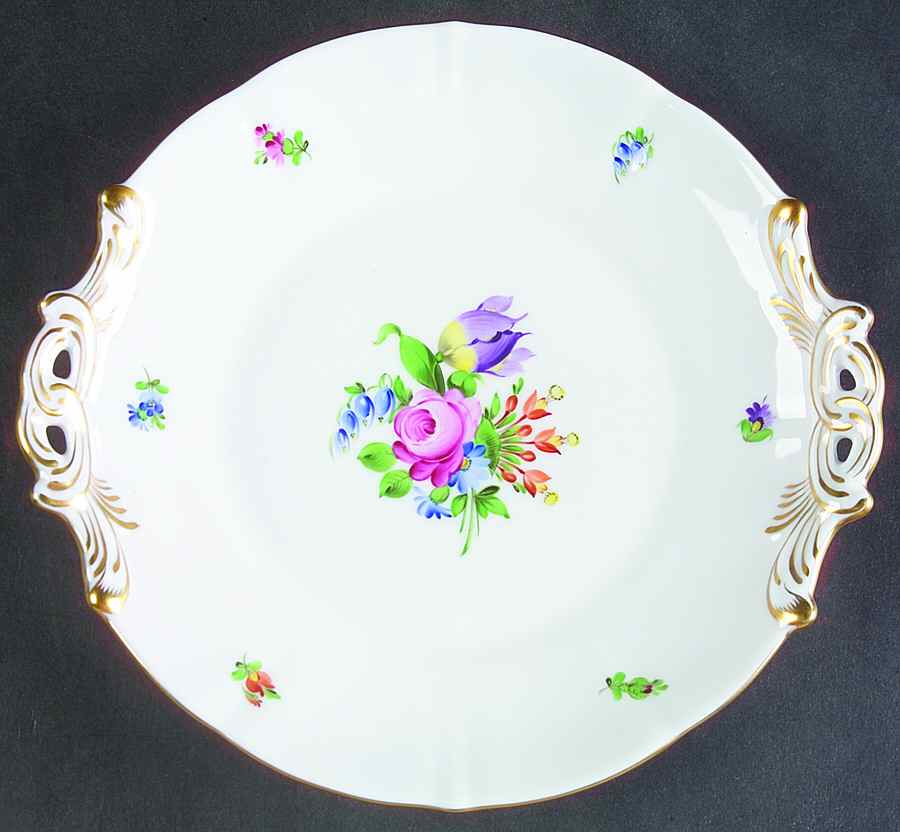 Printemps (BT) Handled Round Dish by Herend-1