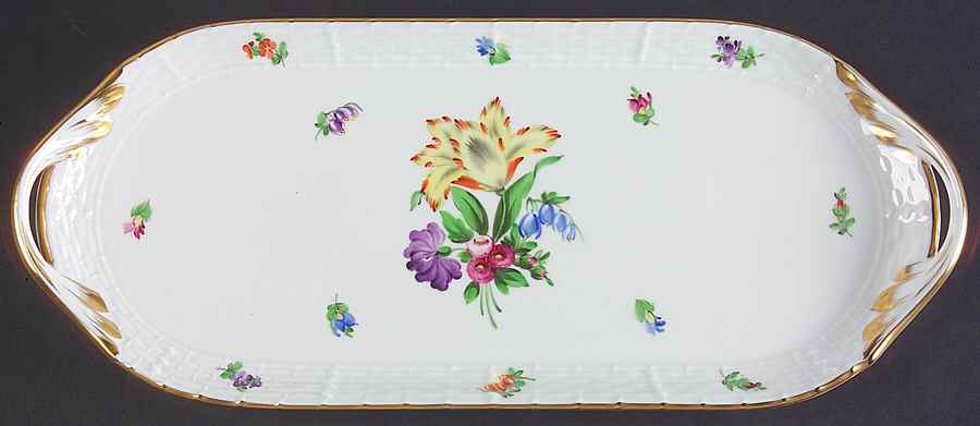 Printemps (BT) Large Sandwich Tray by Herend-1