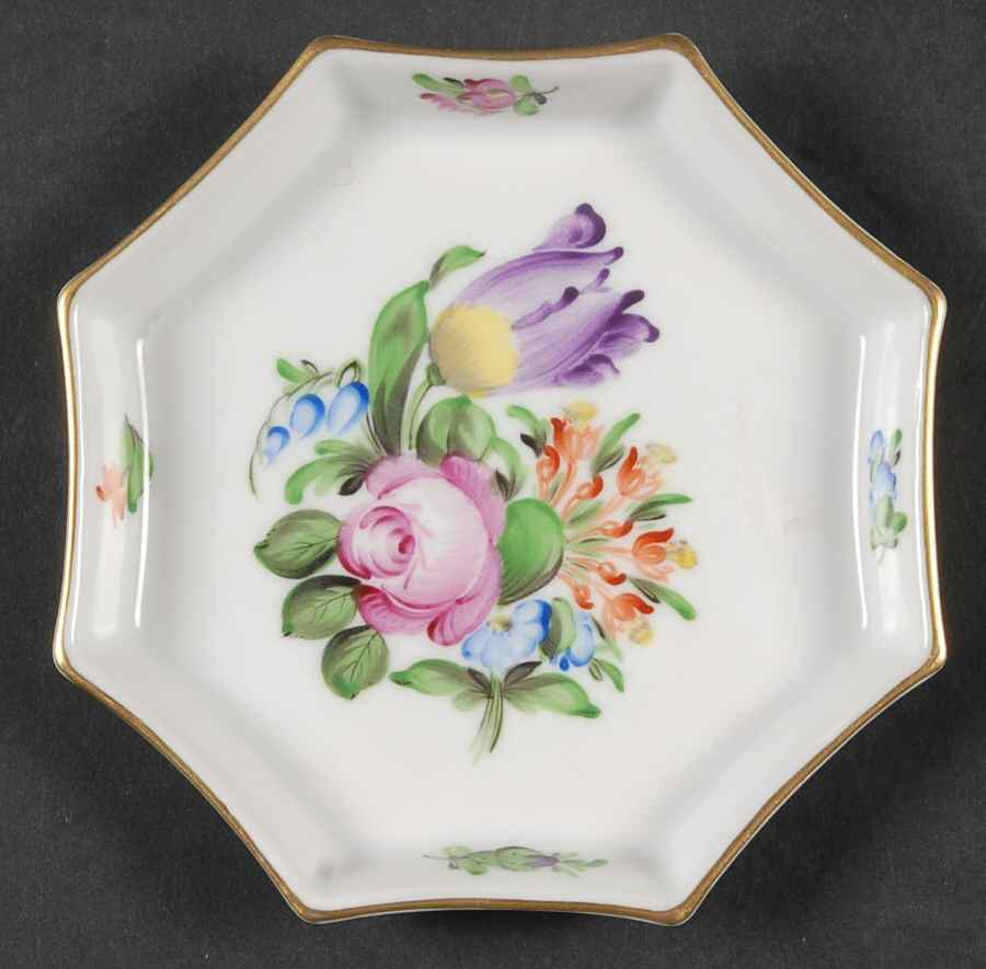 Printemps (BT) Octagonal Ashtray by Herend-1