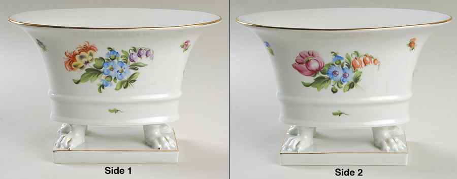 Printemps (BT) 5" Oval Footed Urn by Herend-1