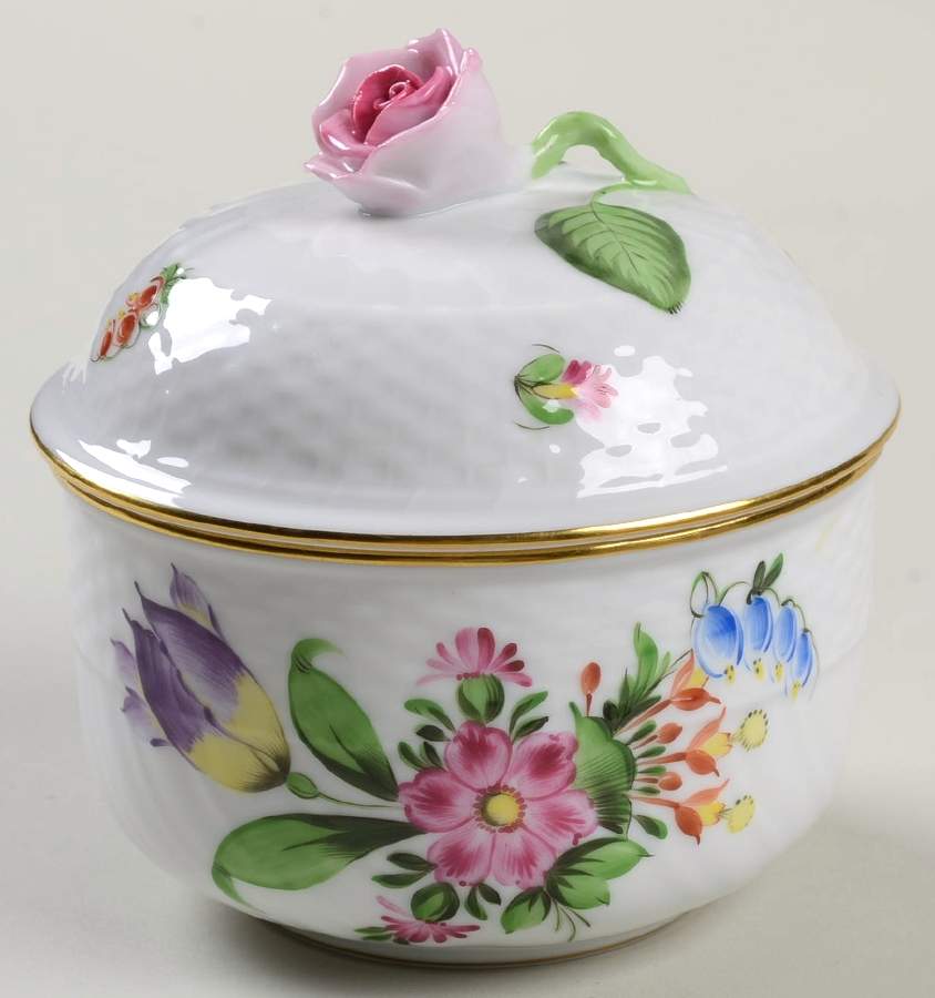 Printemps (BT) Sugar Bowl & Lid by Herend-1