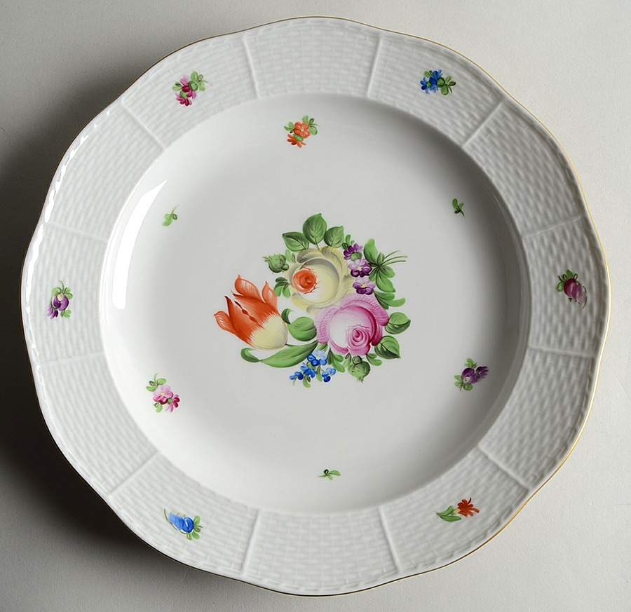 Printemps (BT) 11" Chop Plate (Round Platter) by Herend-1