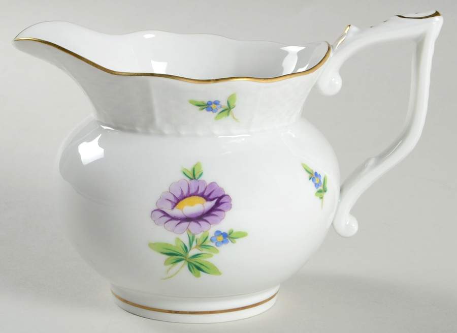 Purple Aster (Ts) Oversize Creamer by Herend-1