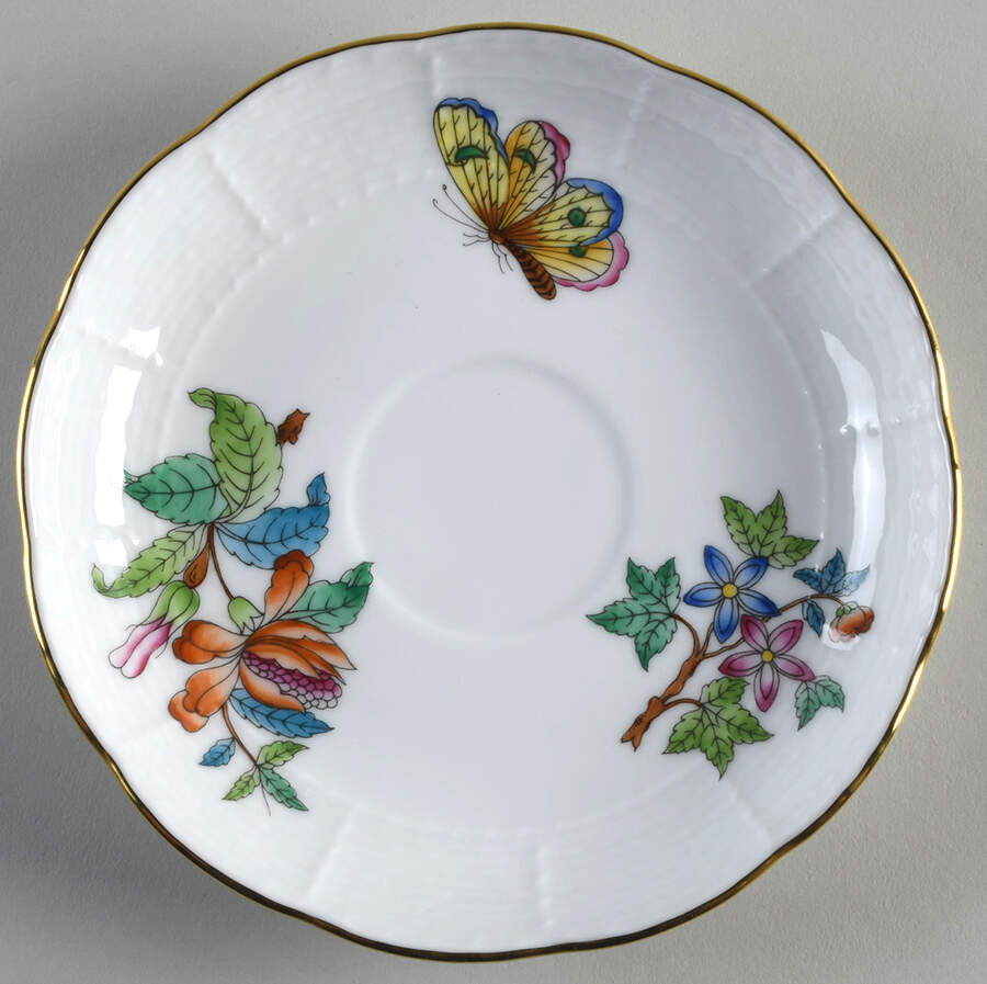 Queen Victoria Older (VA) Saucer for Flat Cup by Herend-1
