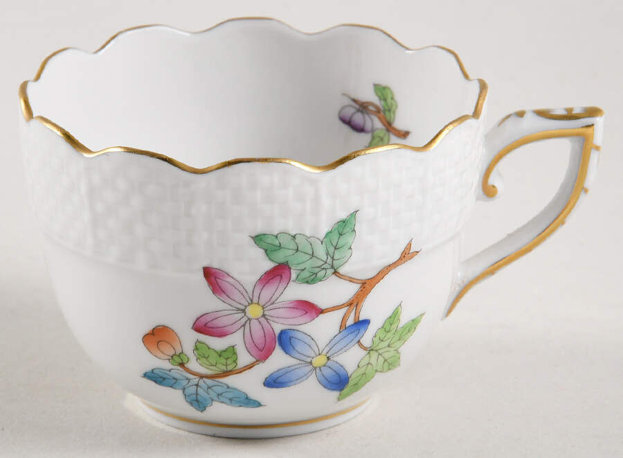 Queen Victoria Older (VA) Flat Demitasse Cup by Herend-1