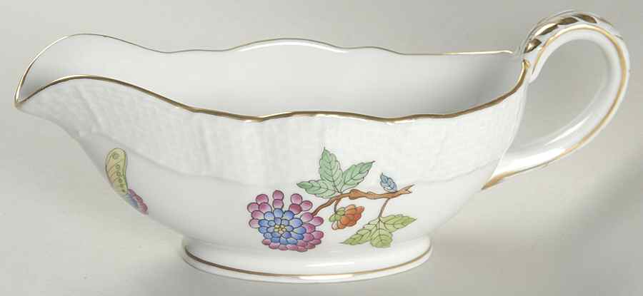 Queen Victoria Older (VA) Open Sauce Boat by Herend-1