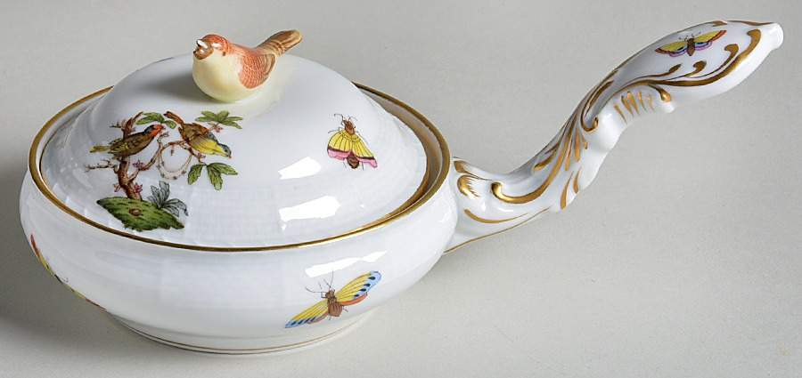 Rothschild Bird (RO) Patty Pan & Lid by Herend-1