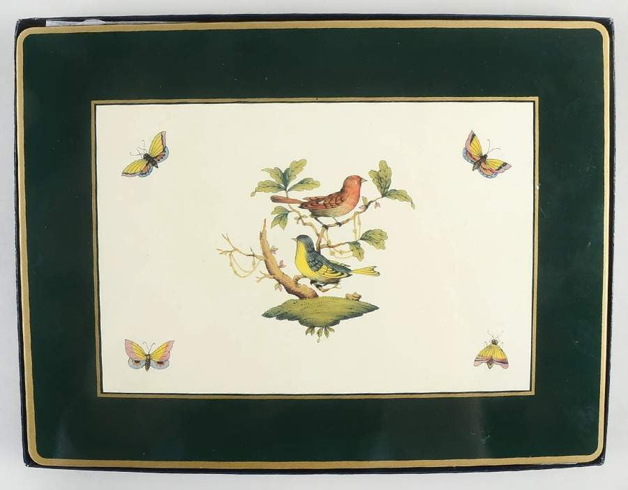 Rothschild Bird (RO) Corkboard Placemat - Set of 4 by Herend-1