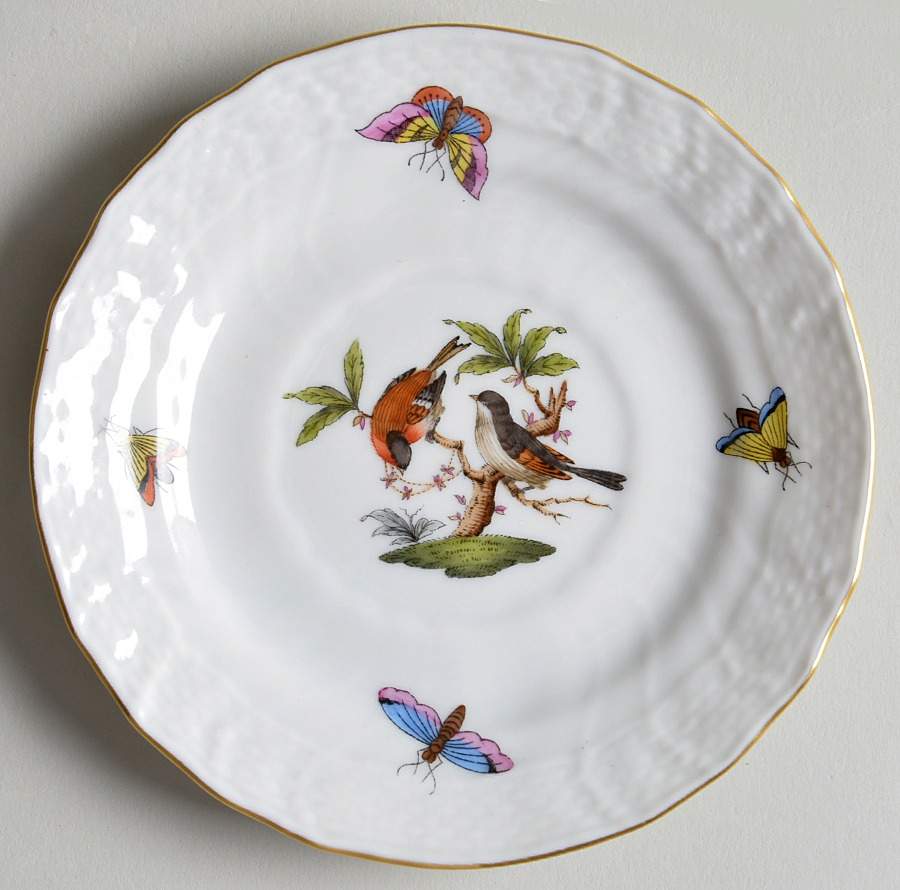 Rothschild Bird (RO) Small Bread & Butter Plate by Herend-1