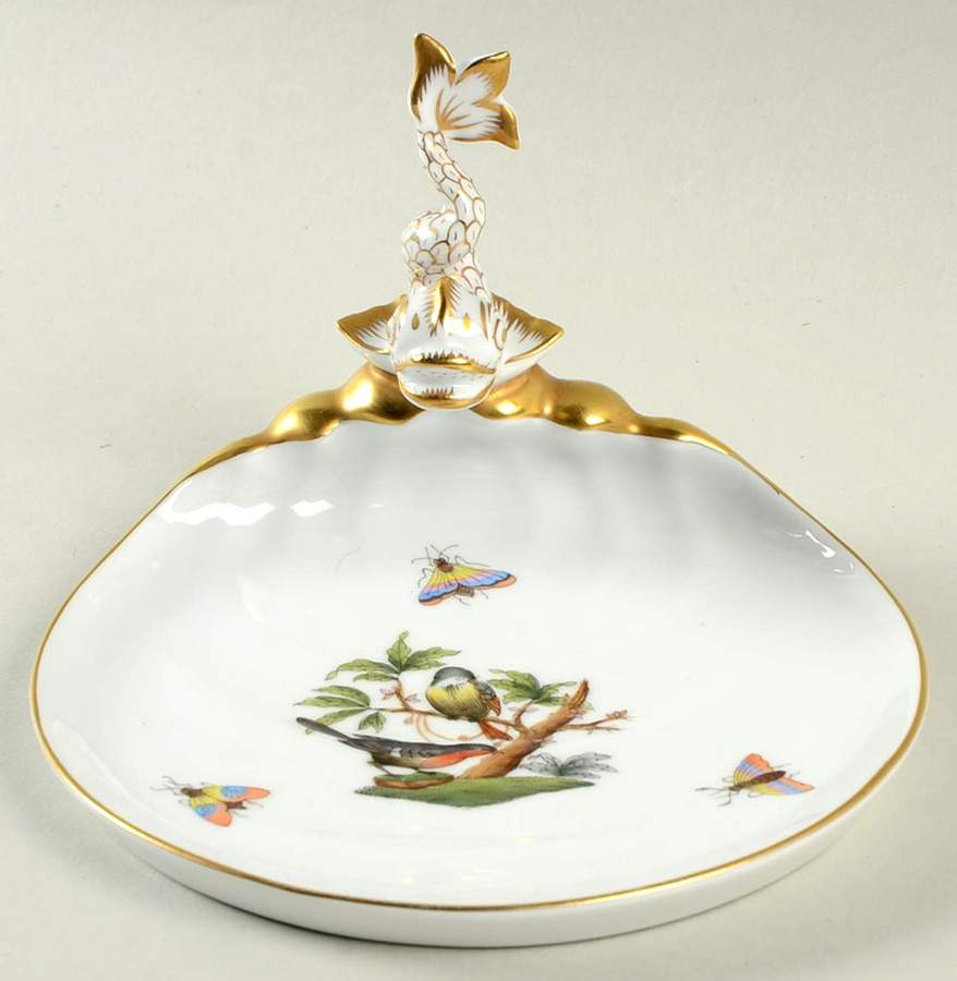 Rothschild Bird (RO) Soap Dish by Herend-1