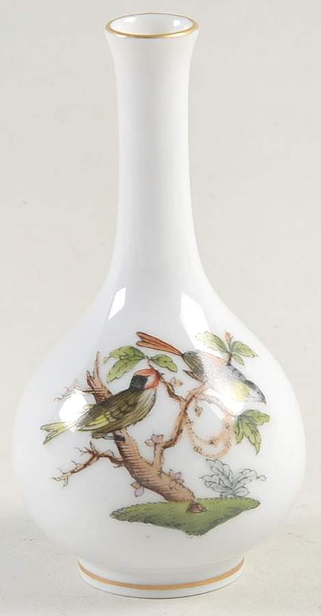 Rothschild Bird (RO) 3" Mini Bud Vase by Herend-1