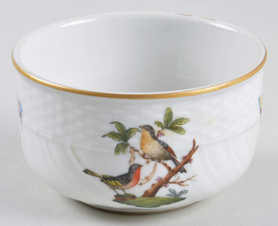 Rothschild Bird (RO) Sugar Bowl No Lid by Herend-1