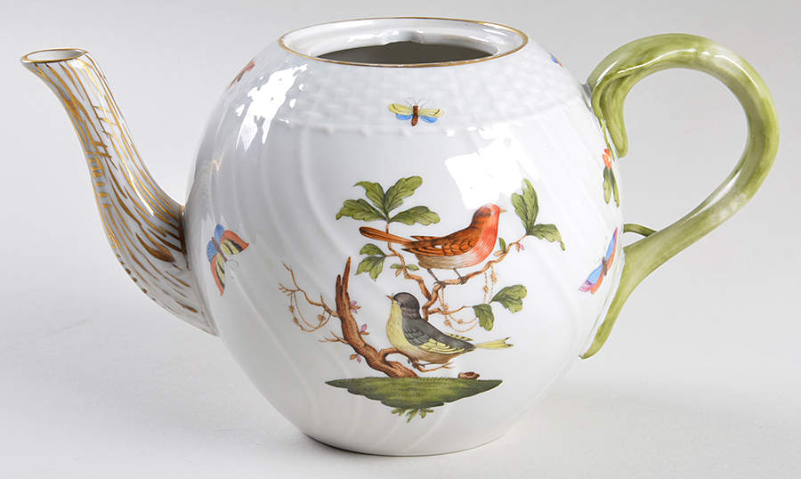 Rothschild Bird (RO) Mini Teapot No Lid by Herend-1