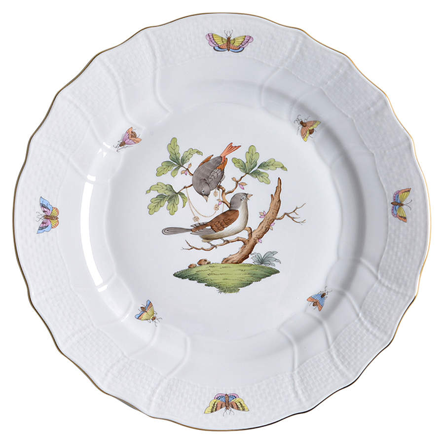 Rothschild Bird (RO) Dinner Plate by Herend-1
