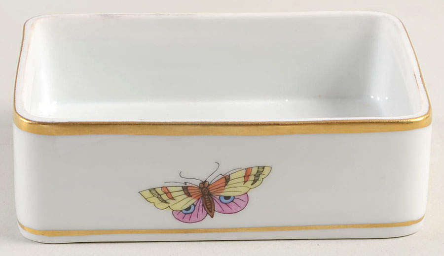 Rothschild Bird (RO) Cigarette Box No Lid by Herend-1