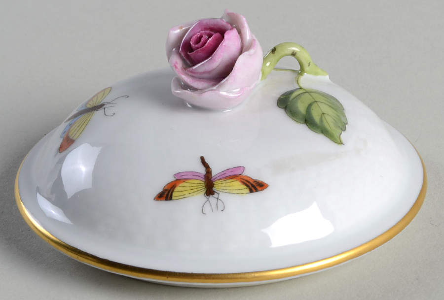 Rothschild Bird (RO) Lid for Cream Soup Bowl by Herend-1