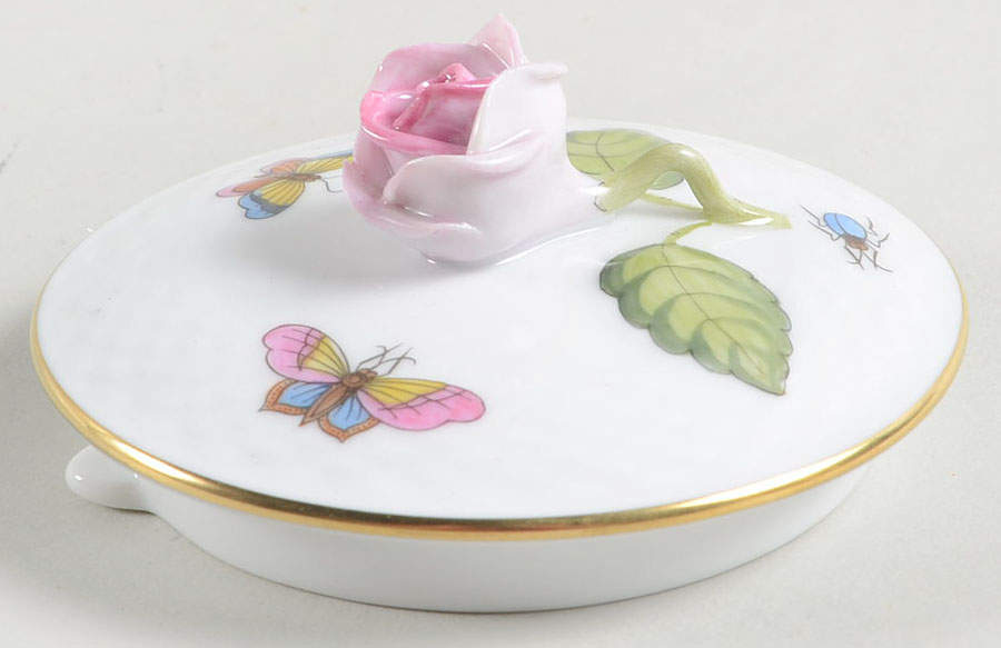 Rothschild Bird (RO) Lid for Large Teapot by Herend-1