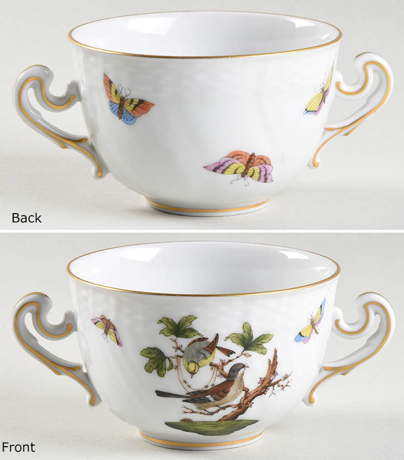Rothschild Bird (RO) Cream Soup Bowl by Herend-1