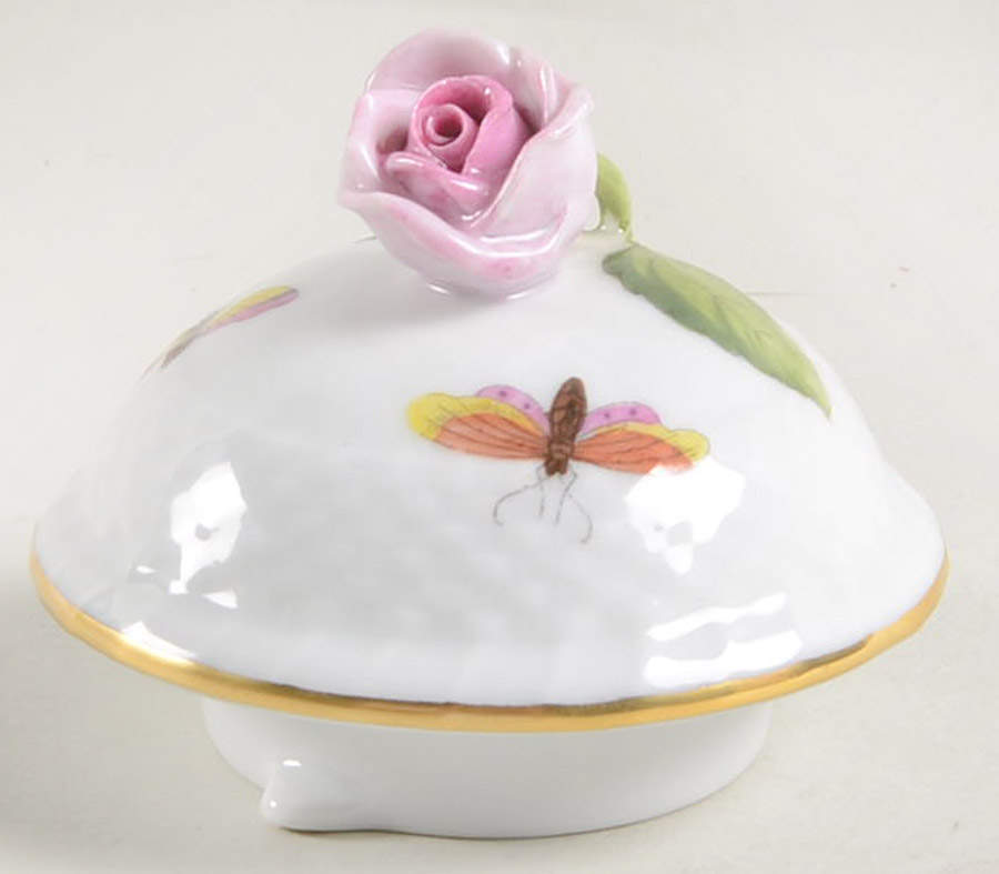 Rothschild Bird (RO) Lid for Small Coffee Pot by Herend-1