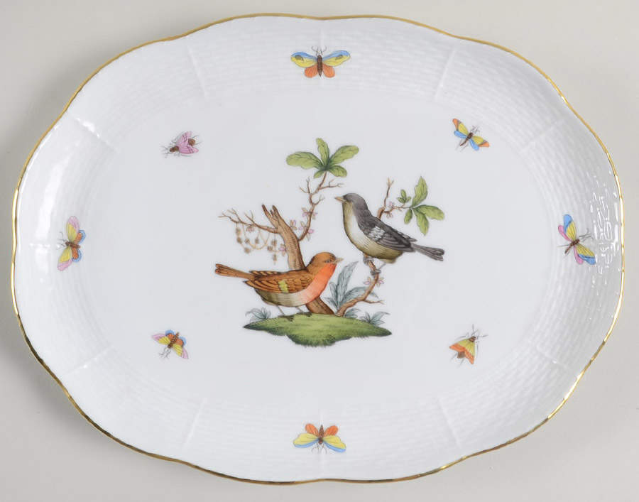Rothschild Bird (RO) Stand for Fruit Basket & Stand Set by Herend-1