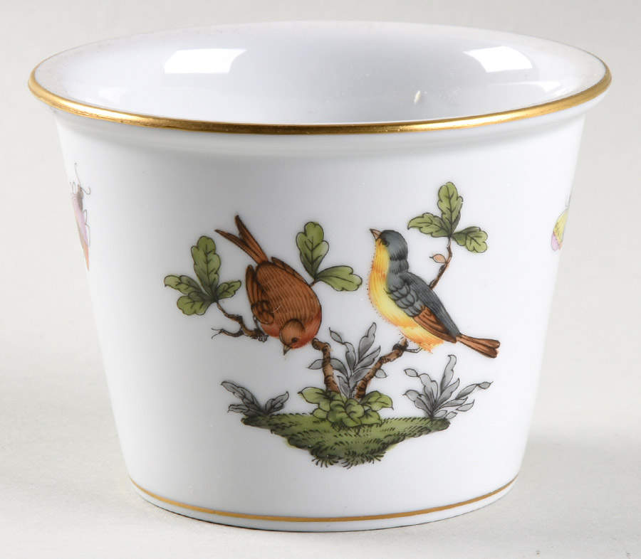 Rothschild Bird (RO) 2" Flower Pot No Underplate by Herend-1