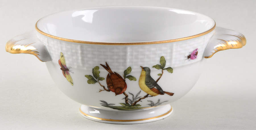 Rothschild Bird (RO) Cream Soup Bowl by Herend-1