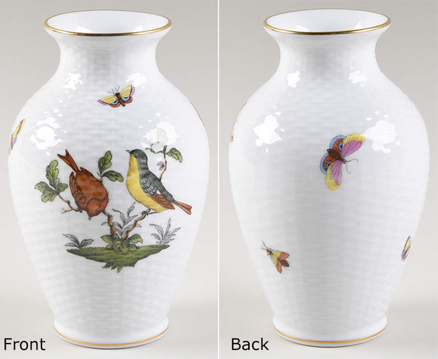 Rothschild Bird (RO) 5" Vase by Herend-1