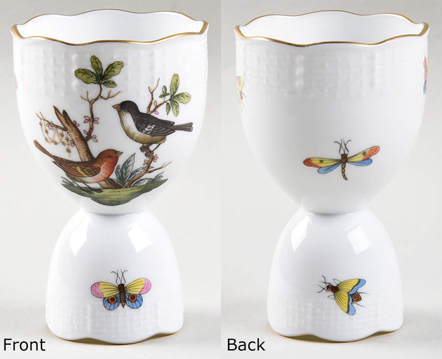 Rothschild Bird (RO) Double Egg Cup by Herend-1